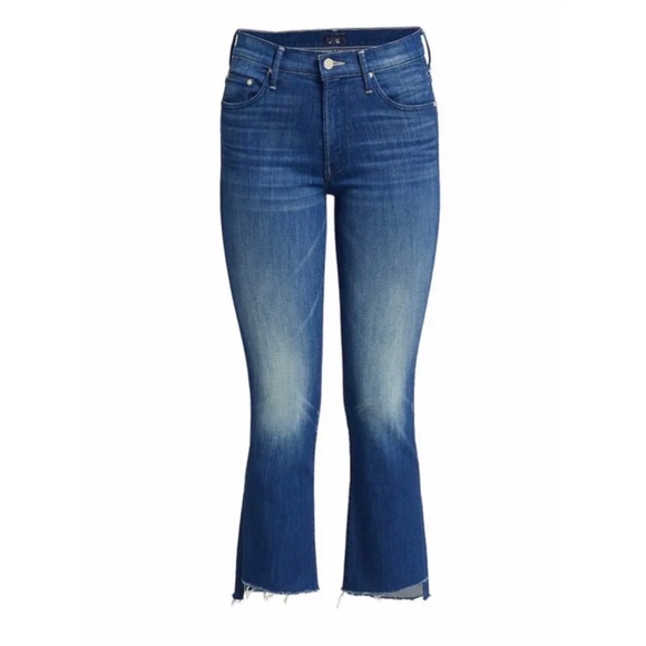 Mother Insider Crop Step Fray Hem, Second Thyme Around, Stretch Jeans - Picture 8 of 15